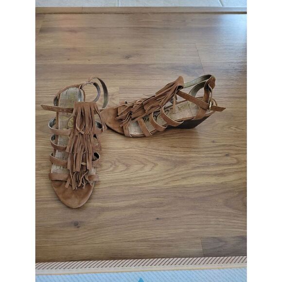 Sam Edelman Sandra Fringe Wedge - Picture 2 of 13